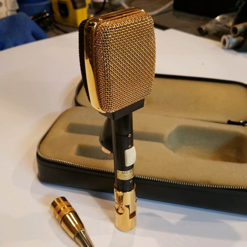 Sennheiser MD 409 N 60s Dynamic Microphone (Original 1960's Mic