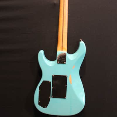 Fender Strat HM 1988 Green image 4