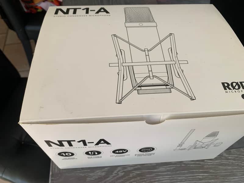 RODE NT1-A Large Diaphragm Cardioid Condenser Microphone 2002 - Present - Silver image 1