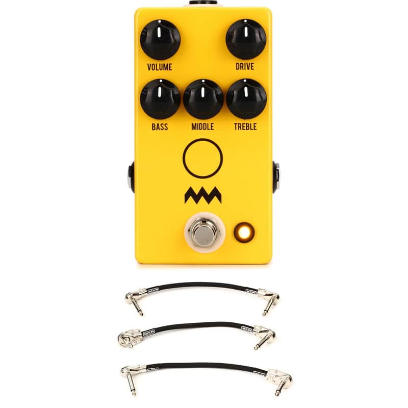 JHS Charlie Brown V4 Channel Drive Pedal with 3 Patch Cables image 1
