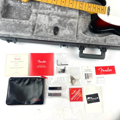Fender American Professional II Telecaster with Maple Fretboard - 3-Color Sunburst Clean With Original Hardshell Fender ATA Travel case , Papers, Bridge cover, etc. image 12