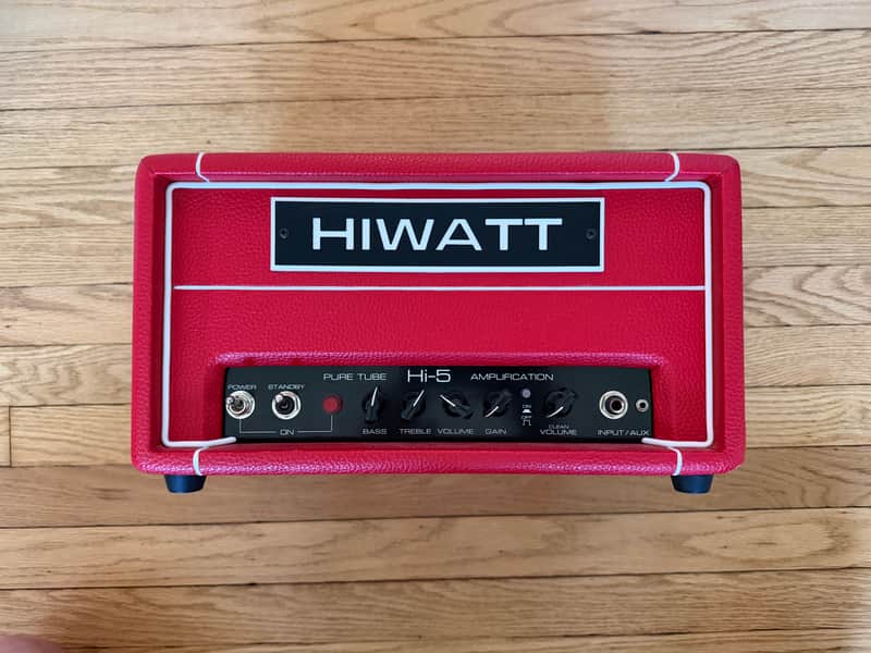Hiwatt Hi-5 2-Channel 5-Watt Guitar Tube Amp Head 2019 - Present - RED image 1