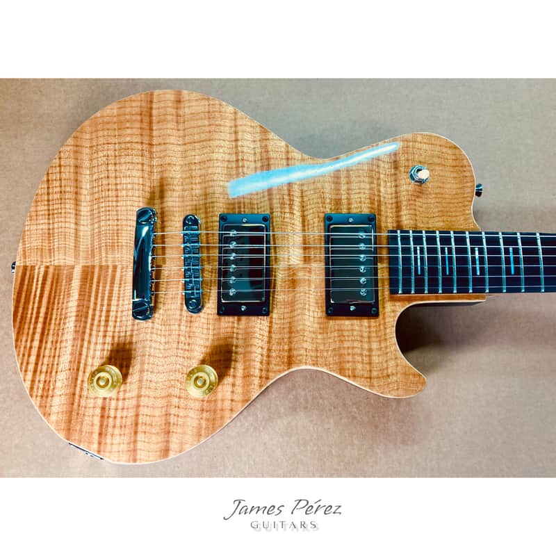 All NEW! - James Perez Guitars - Handmade in U.S.A. by Me - Atlas SC - 24.75" - Suntan Flame - 2026 image 1