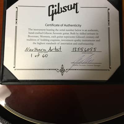 Gibson Northern Artist Limited Edition #1 of 60 2016 Maple Burst image 6