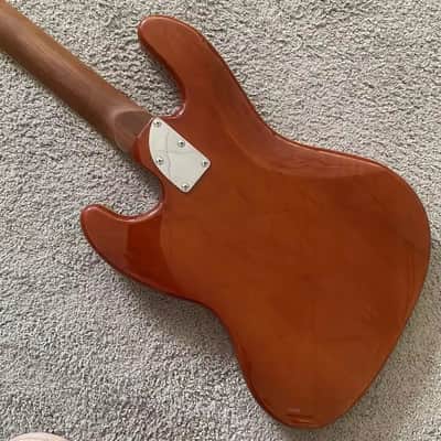 Custom DIY Project 4 String Jazz Bass Style Alder Body, Roasted Maple Neck image 4