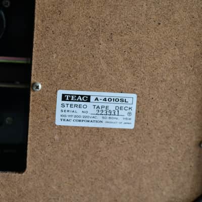 Vintage Teac A-4010 Sl Reel To Reel Player Working image 5