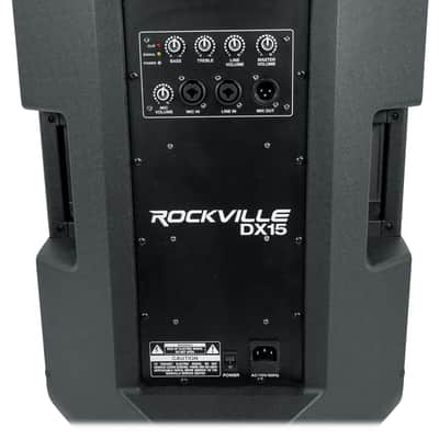 Rockville DX15 15" Class D 2000w PRO Powered Active DJ PA Speaker 500w RMS Loud image 6