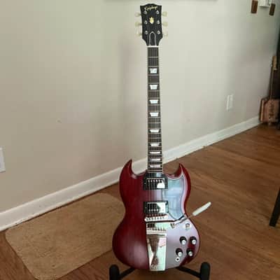Epiphone 1964 SG Standard Reissue with Maestro Vibrola 2025 - Cherry Red image 1