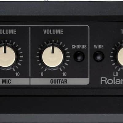 Roland Mobile AC Acoustic Chorus Battery-Powered Acoustic Guitar Combo Amplifier, 5W, Black image 5