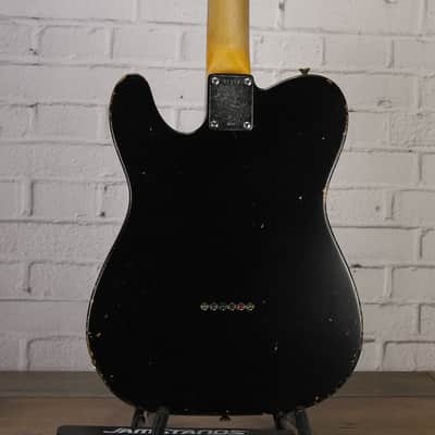 Rust (30th Street Guitars NYC) Thinline T-Style Electric Guitar 2020 Black Relic w/Case image 2