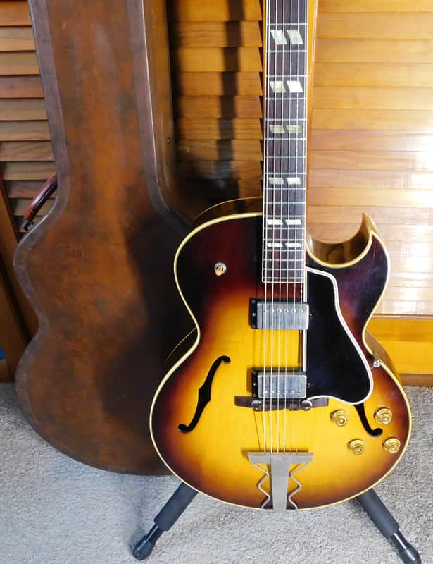 1957 Gibson ES-175D Hollow Body Electric Guitar Sunburst !