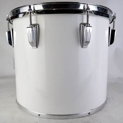 Ludwig 12x14" Timp-Tom Drum Vintage White Cortex 6Ply Maple Model#701 Blue/Olive image 7