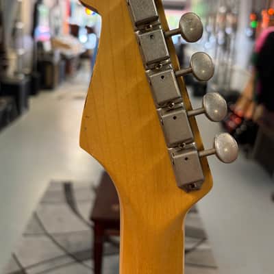 STRAT-BUILD ShowMeNitro Faded Fiesta Red Alder, Allparts SRO-62, Fender Hardware & SCN Pickups 2024 - Faded Fiesta Red Nitro image 5