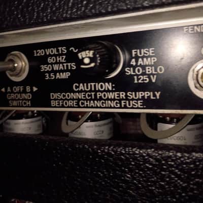 Fender Bassman 135 2-Channel 135-Watt Guitar Amp Head 1977 - 1980 - Silverface image 5