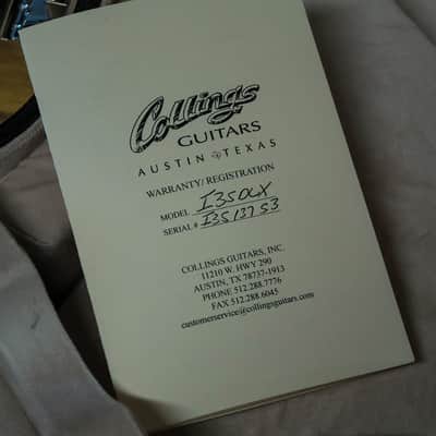 Collings I35 Deluxe in Dog Hair White owned by Ray LaMontagne image 7