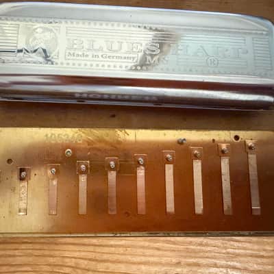 Custom Hohner Blues Harp Harmonica - key of C image 3