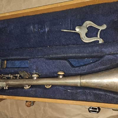 Cavalier American Silver-Colored Metal Clarinet, USA image 8