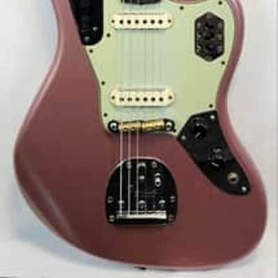 Fender Custom Shop 1964 Jaguar Journeyman Relic, AAA Rosewood FB, Faded Aged Burgundy Mist Metallic, w/HSC image 11