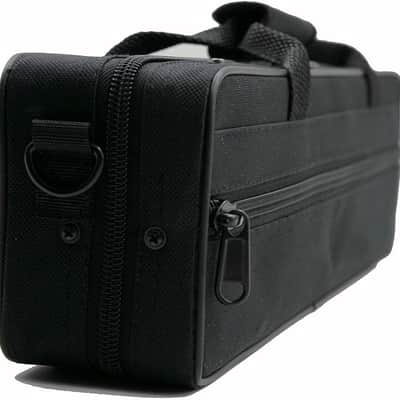 16 Holes C Flute Case Flute Bag Gig Bag Backpack Box Water-resistant 600D Foam Cotton Padding with Adjustable Single Shoulder Strap image 3