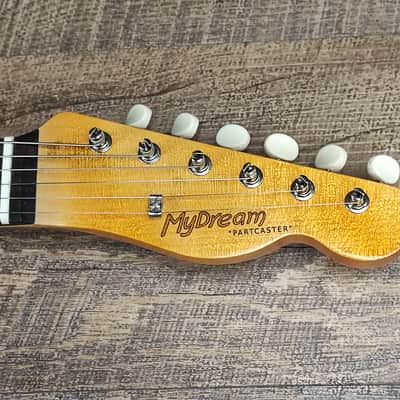MyDream Partcaster Custom Built - Burnt Pine Cabronita Gibson Scale DreamTron image 4