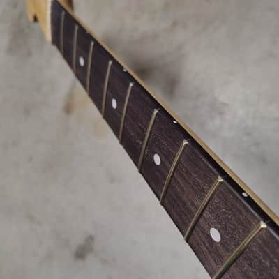 Left Hand Maple Strat Neck fits fender Stratocaster body 22 frets image 3