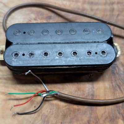 Ibanez Prestige V87 V77 7 String Electric Guitar Pickup Set Black Humbuckers Japan Bridge & Neck RG7421 image 2