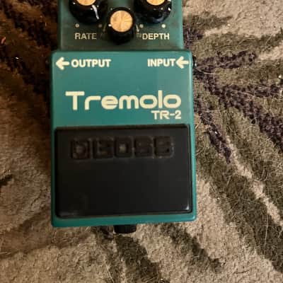 Boss TR-2 Tremolo (Silver Label) 1997 - Present - Green | Reverb