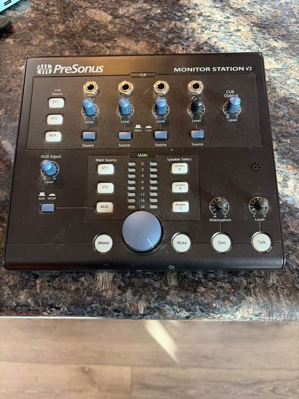PreSonus Monitor Station V2 Desktop Monitor Controller 2014 - Present - Black image 1