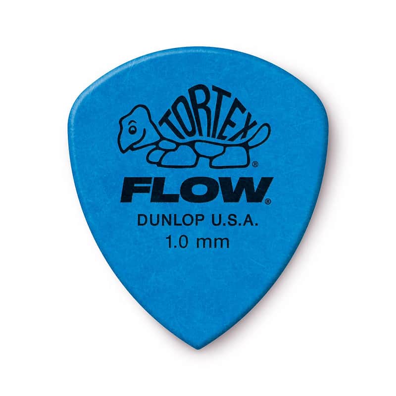 Dunlop 558P10 Tortex Flow Standard 1mm Guitar Picks (12-Pack) image 1