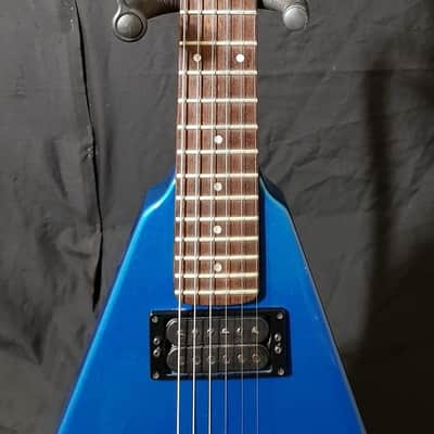 Kramer Vanguard 1980s Blue Metallic image 5