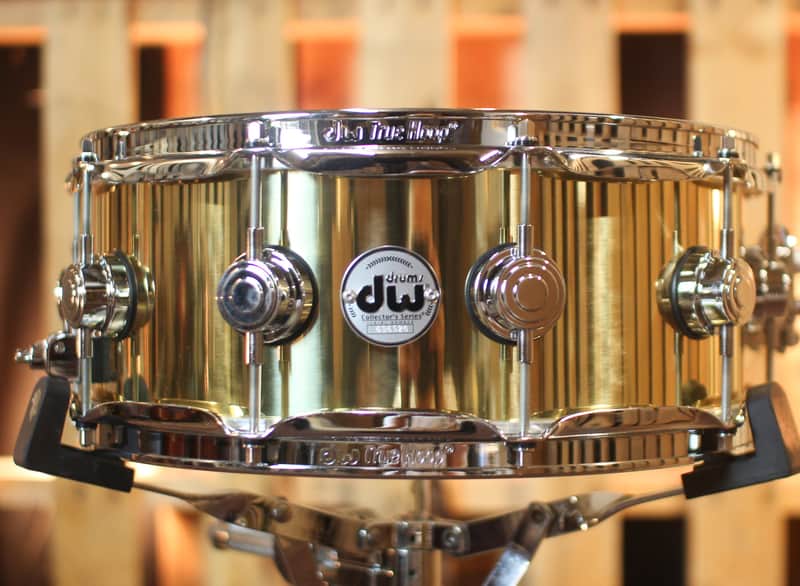 DW Collector's Bell Brass Snare Drum - 5.5x14 - DRVN5514SPC (video demo) image 1