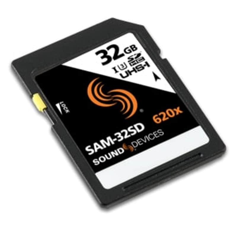 Sound Devices SAM-32SD 32GB SD/SDHC Memory Card image 1