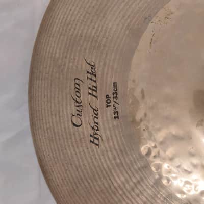 Zildjian 13.25" K Custom Hybrid Hi-Hat Cymbals (Pair) 2006 - Present - Traditional / Brilliant image 3