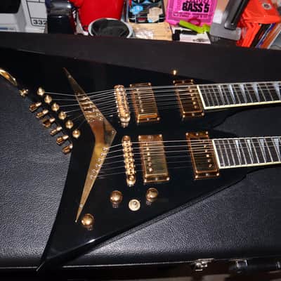 Jackson USA Custom Shop Rhoads Doubleneck Black image 4