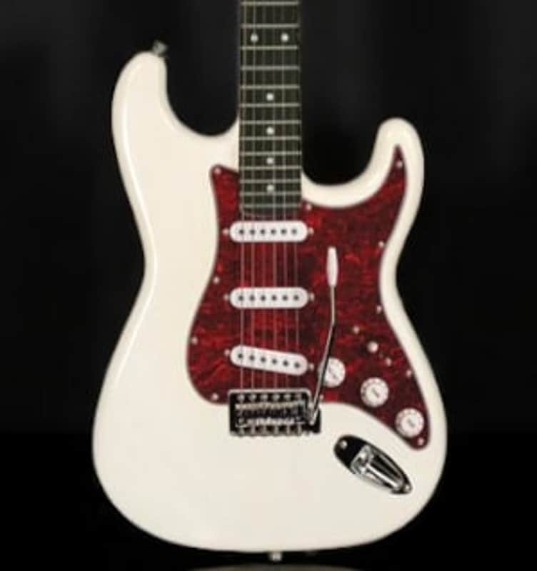 Austin AST100CR Classic Double Cutaway Electric Guitar – Cream – Brand New image 1
