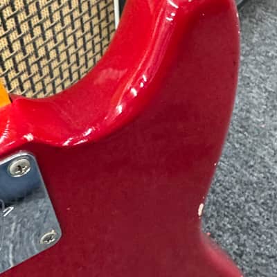 Fender Mustang Guitar with Rosewood Fretboard 1965 Dakota Red image 11