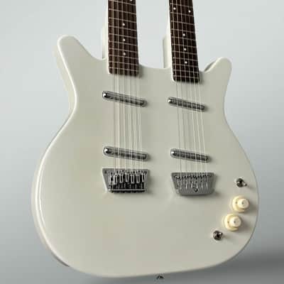 Danelectro Doubleneck 6-String/12-String 2024 - White Pearl image 3