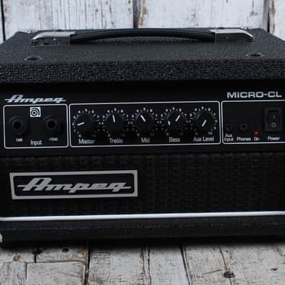 Ampeg Micro-CL Bass Stack Electric Bass Guitar Amplifier Head and 2 x 10 Cabinet image 9