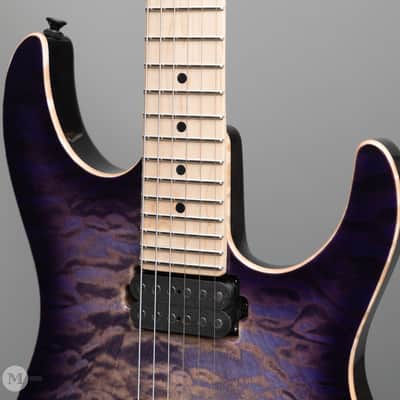 Tom Anderson Guitars - Li'l Angel - Purple Burst with Binding image 6