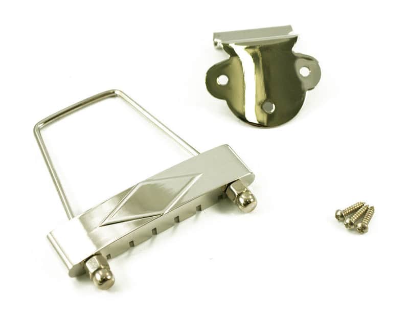 Short Nickel Gibson 60s Tailpiece ES-335 Style image 1