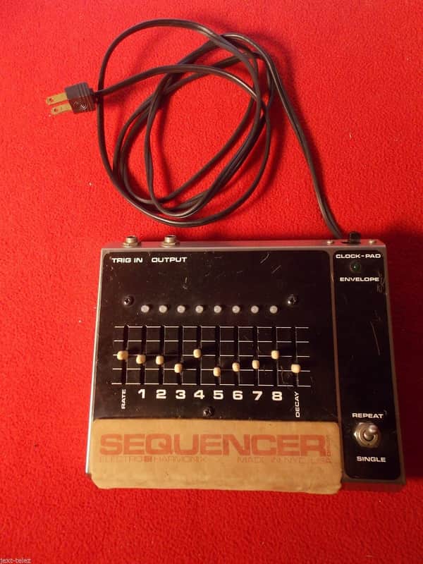 ULTRA RARE ELECTRO HARMONIX SEQUENCER PEDAL - 8 STEP SYNTH SYNTHESIZER 100% GOOD image 1