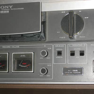Sony TC-366 Open Reel Tape Recorder w/Cover, Untested, for PARTS/REPAIR image 6
