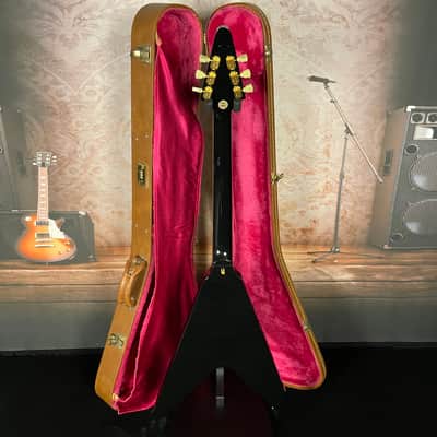 Gibson Jimi Hendrix Hall of Fame Flying V 1991 - Black image 11