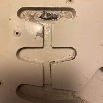 Fender Stratocaster 1961 Body Olympic White Refin image 4