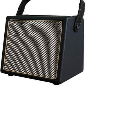 Acoustic Guitar Amplifier, 30 Watt Bluetooth Speaker Rechargeable Portable Acoustic Guitar Amp with Reverb Chorus Effect,3 Inputs, Black image 1