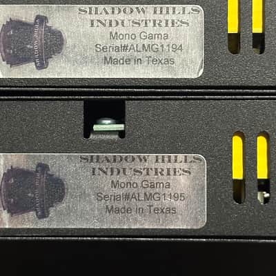 *PAIR* *Consecutive SN* Shadow Hills Mono GAMA 500 Series Mic Preamp Module 2010s - Black image 3