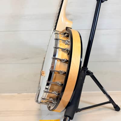 Gold Tone CC-100R Cripple Creek 5-String Open Back Banjo with Rolled Brass Tone Ring image 7