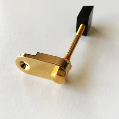 OEM Factory Spec Medium Gold Pickguard Support Bracket for Gibson semi-hollow guitars image 3