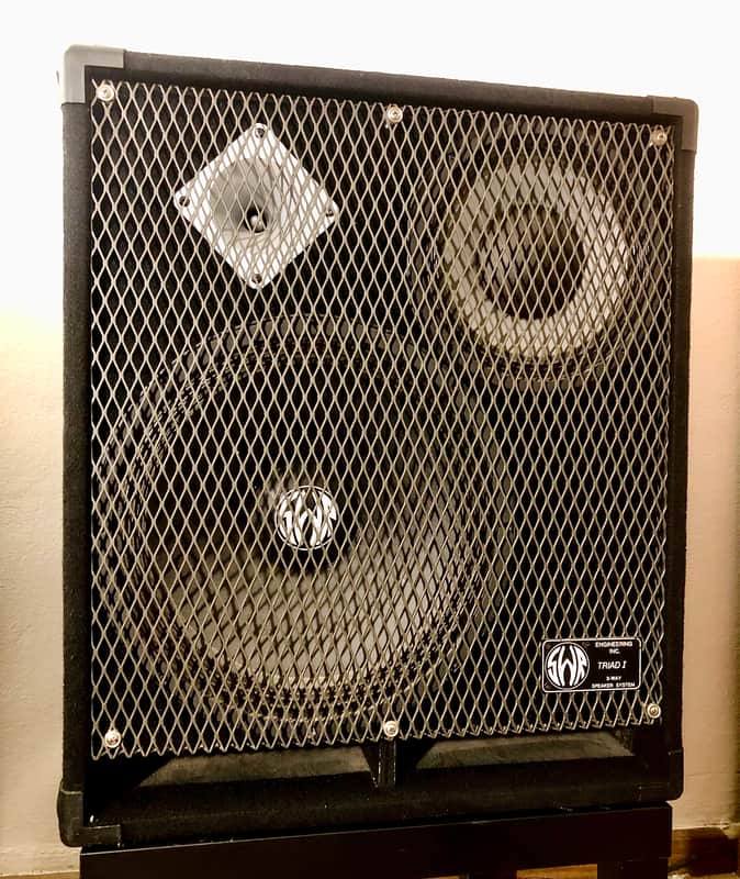 SWR Triad I 3-Way Bass Speaker Cabinet - Original PAS Speakers - 400W RMS @ 4 Ohm 1990 Pre-Fender image 1