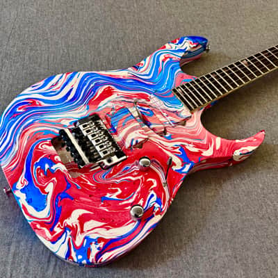 Ibanez RG1570 MOD DNA Multi Color Swirl Paint Jem image 7